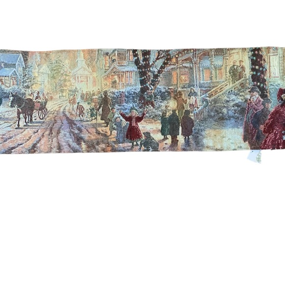NWT Thomas Kinkade A Victorian Christmas Carol 2011 Lighted Runner - Picture 13 of 15
